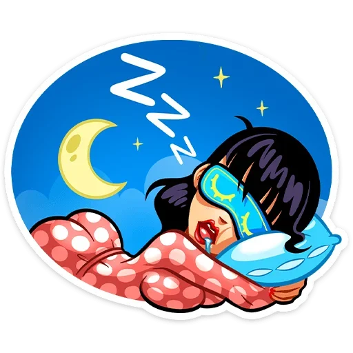 😴 Стикер «Пин-ап Полли» для Telegram
