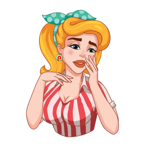 😂 Стикер «PIN UP UA» для Telegram
