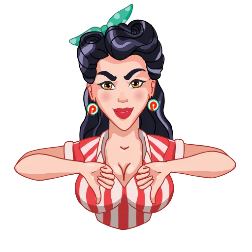 👎 Стикер «PIN UP UA» для Telegram