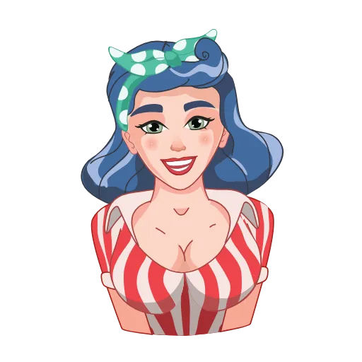 Стикерпак PIN UP UA для Telegram