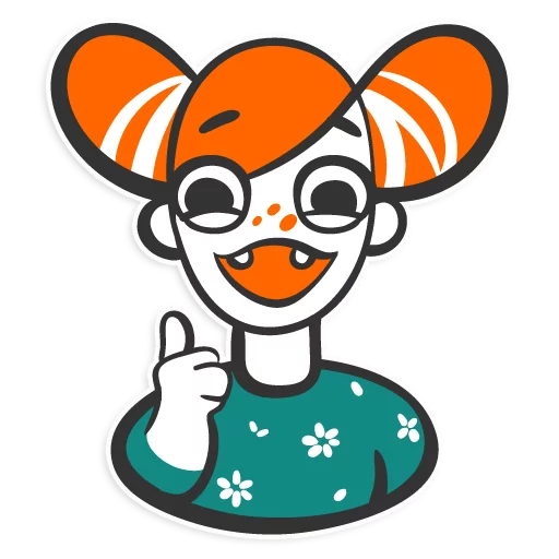 😜 Стикер «Pippi» для Telegram