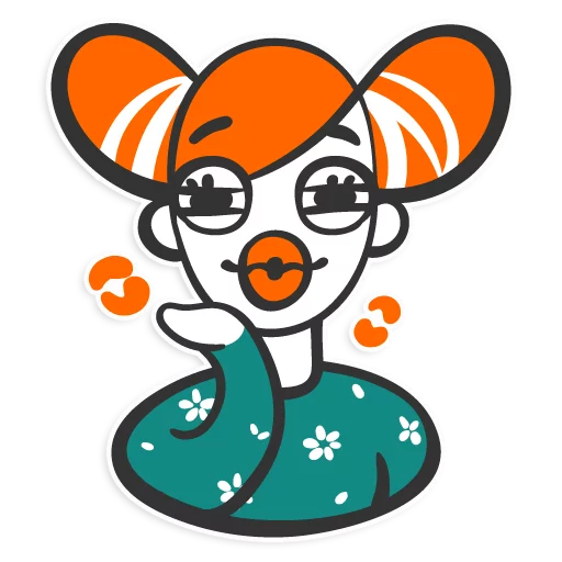 😘 Стикер «Pippi» для Telegram