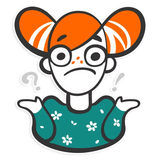 😕 Стикер «Pippi» для Telegram