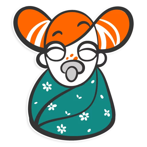 👶 Стикер «Pippi» для Telegram
