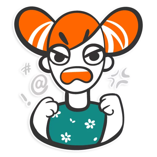 😡 Стикер «Pippi» для Telegram