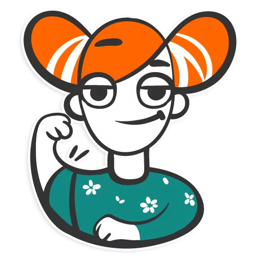 💪 Стикер «Pippi» для Telegram
