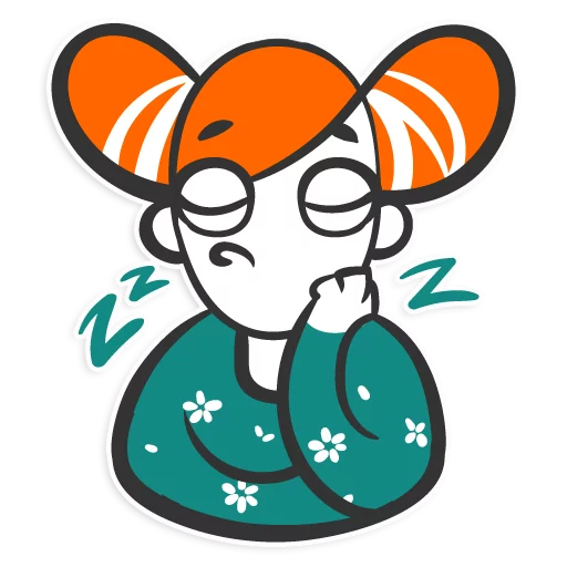 😴 Стикер «Pippi» для Telegram