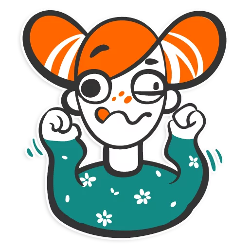 👻 Стикер «Pippi» для Telegram