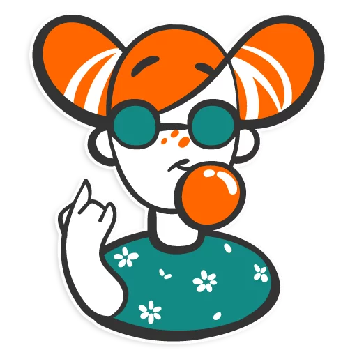😎 Стикер «Pippi» для Telegram