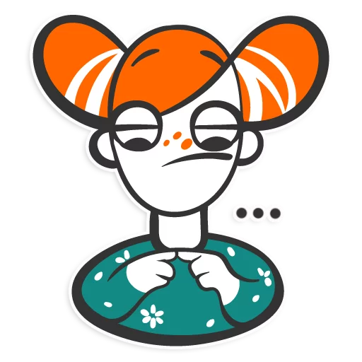 😑 Стикер «Pippi» для Telegram
