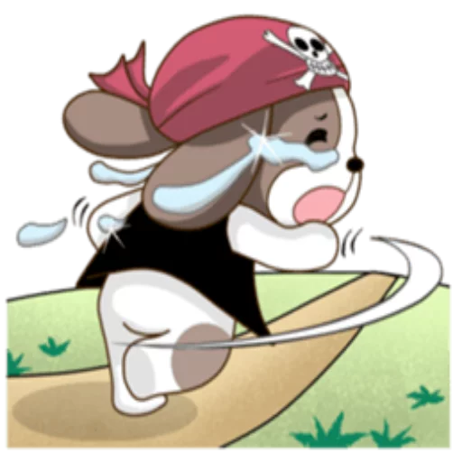 😭 Стикер «Talls of PirateMango&Tango» для Telegram