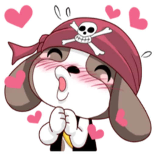 😘 Стикер «Talls of PirateMango&Tango» для Telegram