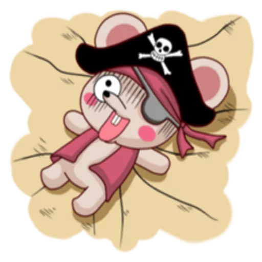 😵 Стикер «Talls of PirateMango&Tango» для Telegram