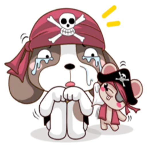 😂 Стикер «Talls of PirateMango&Tango» для Telegram