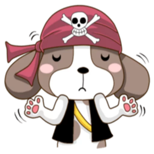 😕 Стикер «Talls of PirateMango&Tango» для Telegram