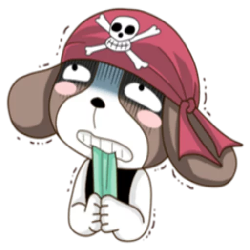 😰 Стикер «Talls of PirateMango&Tango» для Telegram