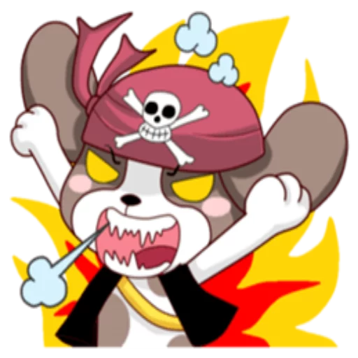 😤 Стикер «Talls of PirateMango&Tango» для Telegram
