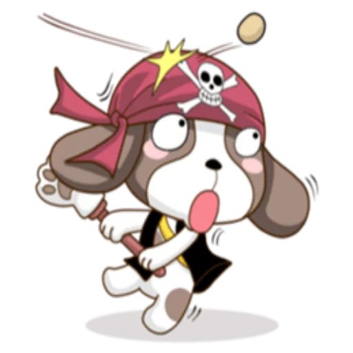 😨 Стикер «Talls of PirateMango&Tango» для Telegram