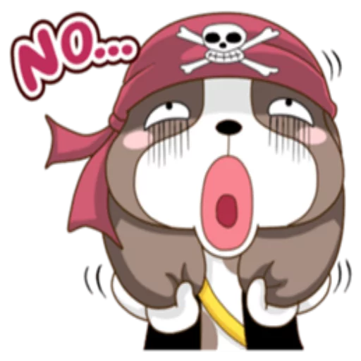 😶 Стикер «Talls of PirateMango&Tango» для Telegram