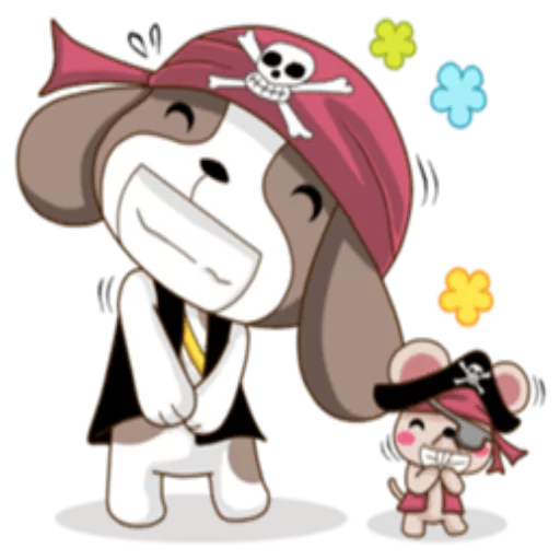 😁 Стикер «Talls of PirateMango&Tango» для Telegram