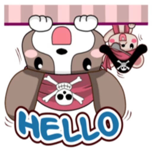 👋 Стикер «Talls of PirateMango&Tango» для Telegram