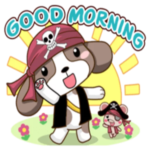 ☀ Стикер «Talls of PirateMango&Tango» для Telegram