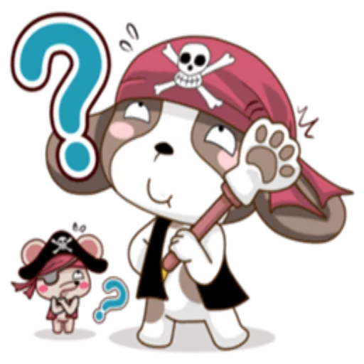 Стикерпак Talls of PirateMango&Tango для Telegram