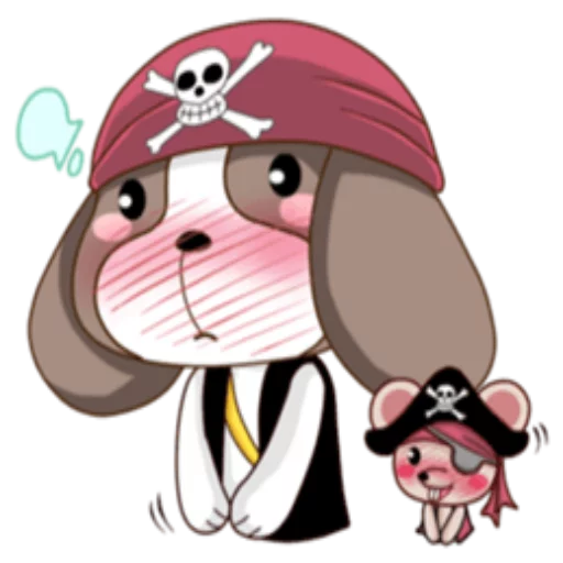 😊 Стикер «Talls of PirateMango&Tango» для Telegram