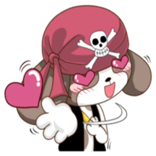 😍 Стикер «Talls of PirateMango&Tango» для Telegram