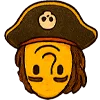 🙃 Эмодзи «Пират» для Telegram