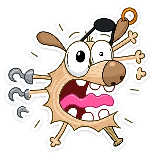 😳 Стикер «Пират Дигги» для Telegram
