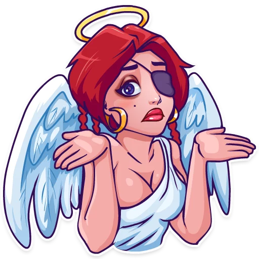 😇 Стикер «Rica the Pirate» для Telegram