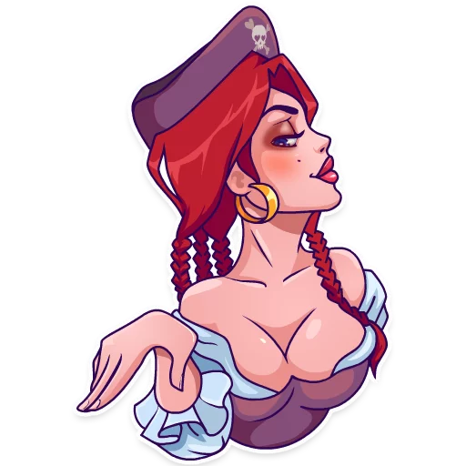 💁 Стикер «Rica the Pirate» для Telegram
