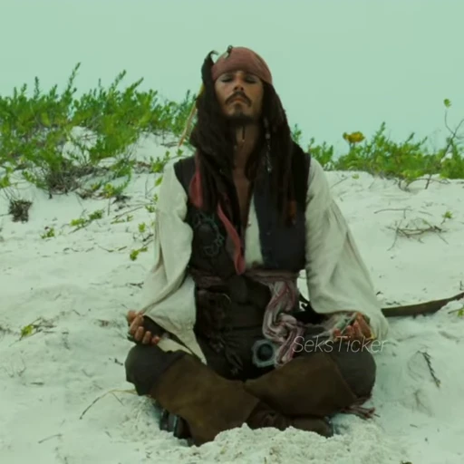 🙇‍♂️ Стикер «Pirates of the Caribbean» для Telegram