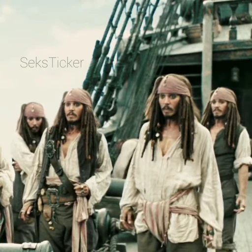 🏴‍☠️ Стикер «Pirates of the Caribbean» для Telegram