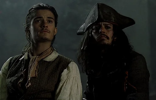 🤨 Стикер «Pirates of The Caribbean» для Telegram