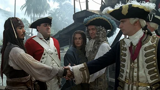 🤝 Стикер «Pirates of The Caribbean» для Telegram