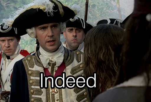 😌 Стикер «Pirates of The Caribbean» для Telegram