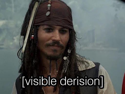 🤣 Стикер «Pirates of The Caribbean» для Telegram