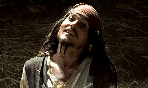😜 Стикер «Pirates of The Caribbean» для Telegram