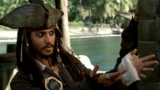 😁 Стикер «Pirates of The Caribbean» для Telegram