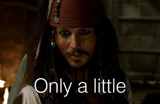 😉 Стикер «Pirates of The Caribbean» для Telegram