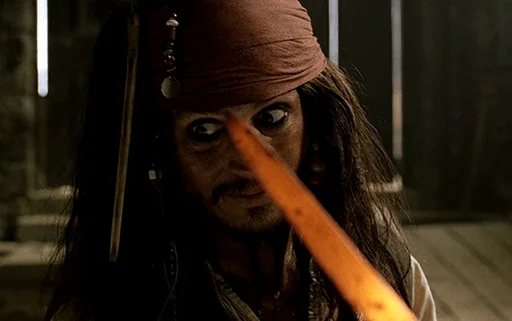 😓 Стикер «Pirates of The Caribbean» для Telegram