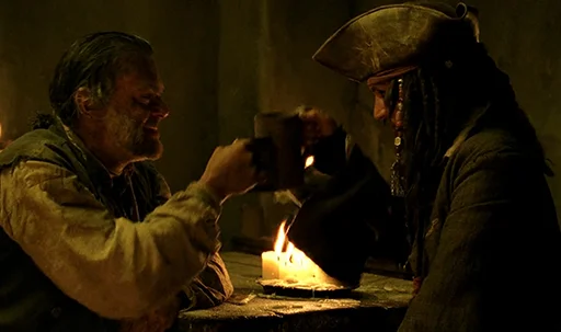 🤝 Стикер «Pirates of The Caribbean» для Telegram