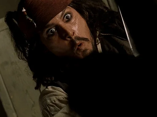 😬 Стикер «Pirates of The Caribbean» для Telegram