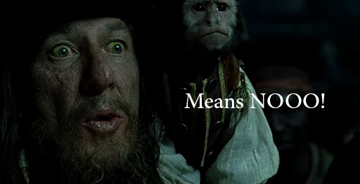 🤐 Стикер «Pirates of The Caribbean» для Telegram