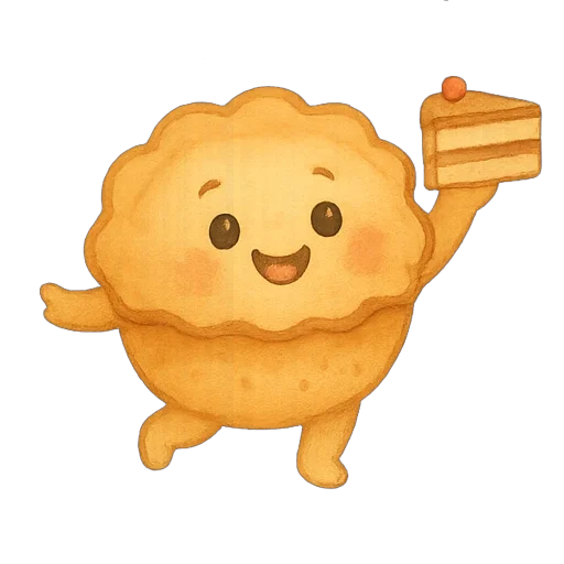 🍰 Стикер «Пирог из тревог» для Telegram