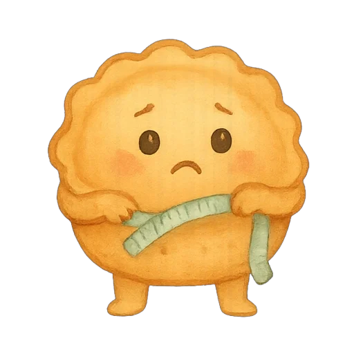 🤸‍♀️ Стикер «Пирог из тревог» для Telegram