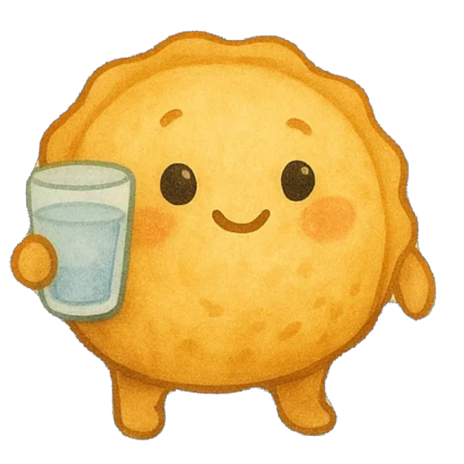 💧 Стикер «Пирог из тревог» для Telegram