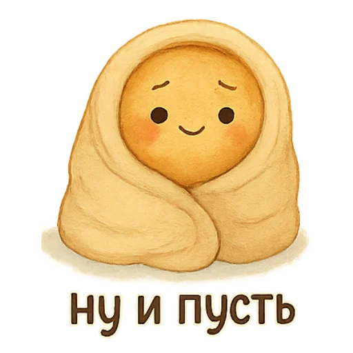Стикерпак Пирог из тревог для Telegram